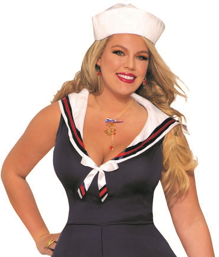 Ahoy Lady Sailor Costume (Plus Size)