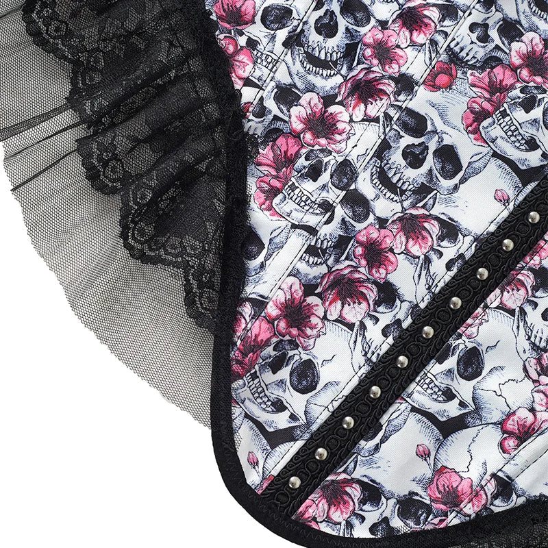 Skeleton Floral Corset