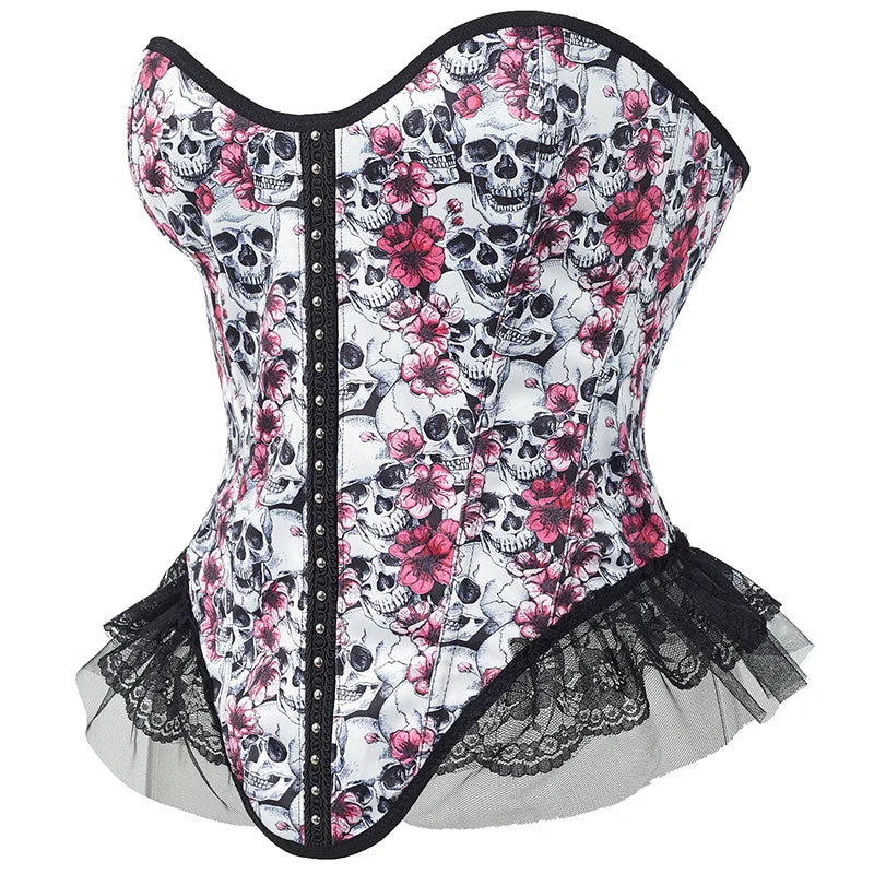 Skeleton Floral Corset