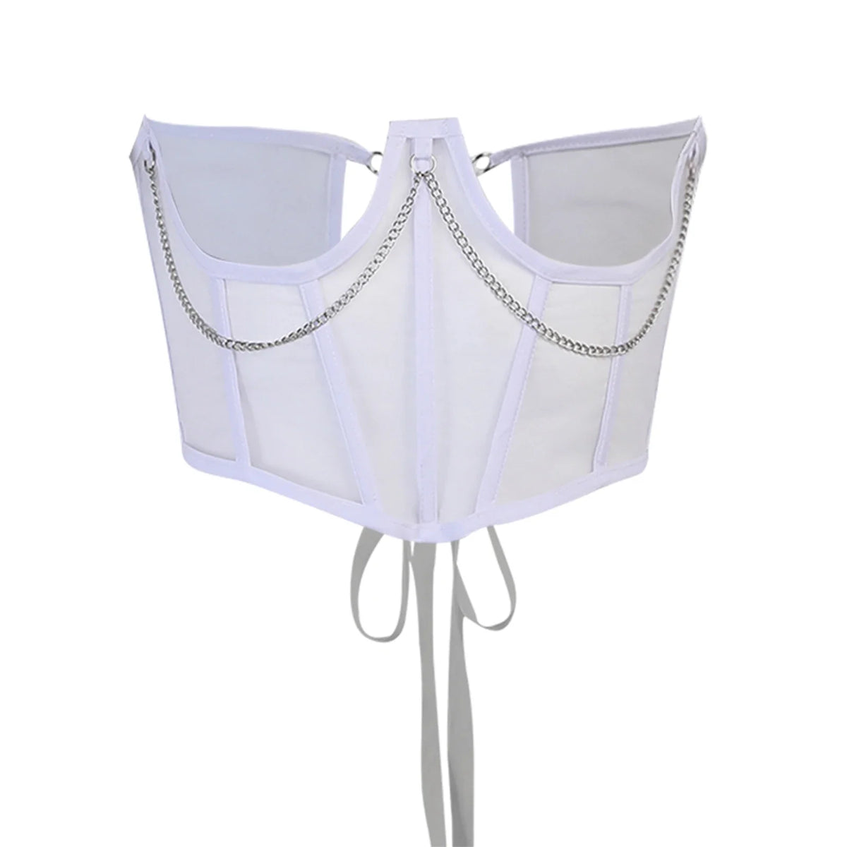 Gothic Faux-Leather Underbust Corset